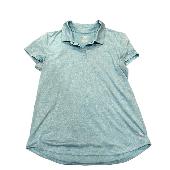 Tek Gear Blue Polo Short Sleeve T-Shirt - Picture 1 of 3